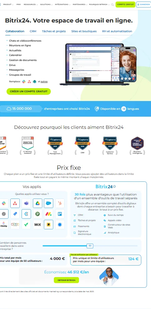 Bitrix24 website
